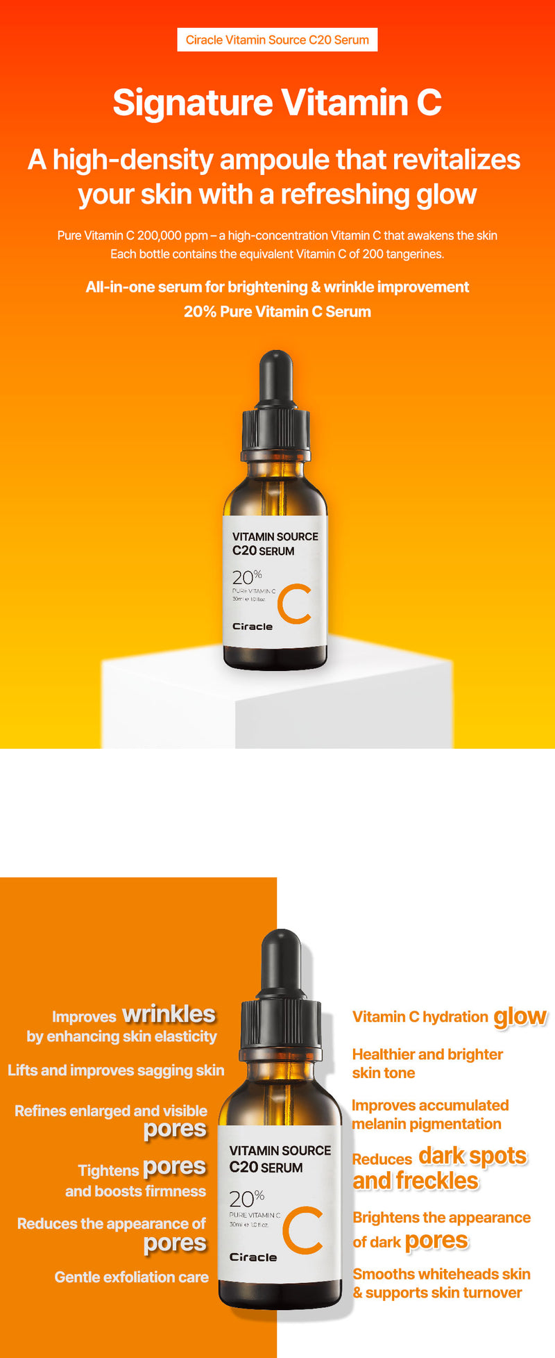 Ciracle Vitamin Source C 20 Serum 30ml