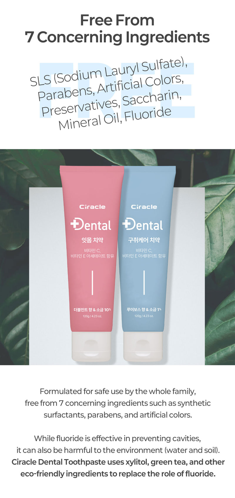 Ciracle Dental Gum Care Toothpaste 120g